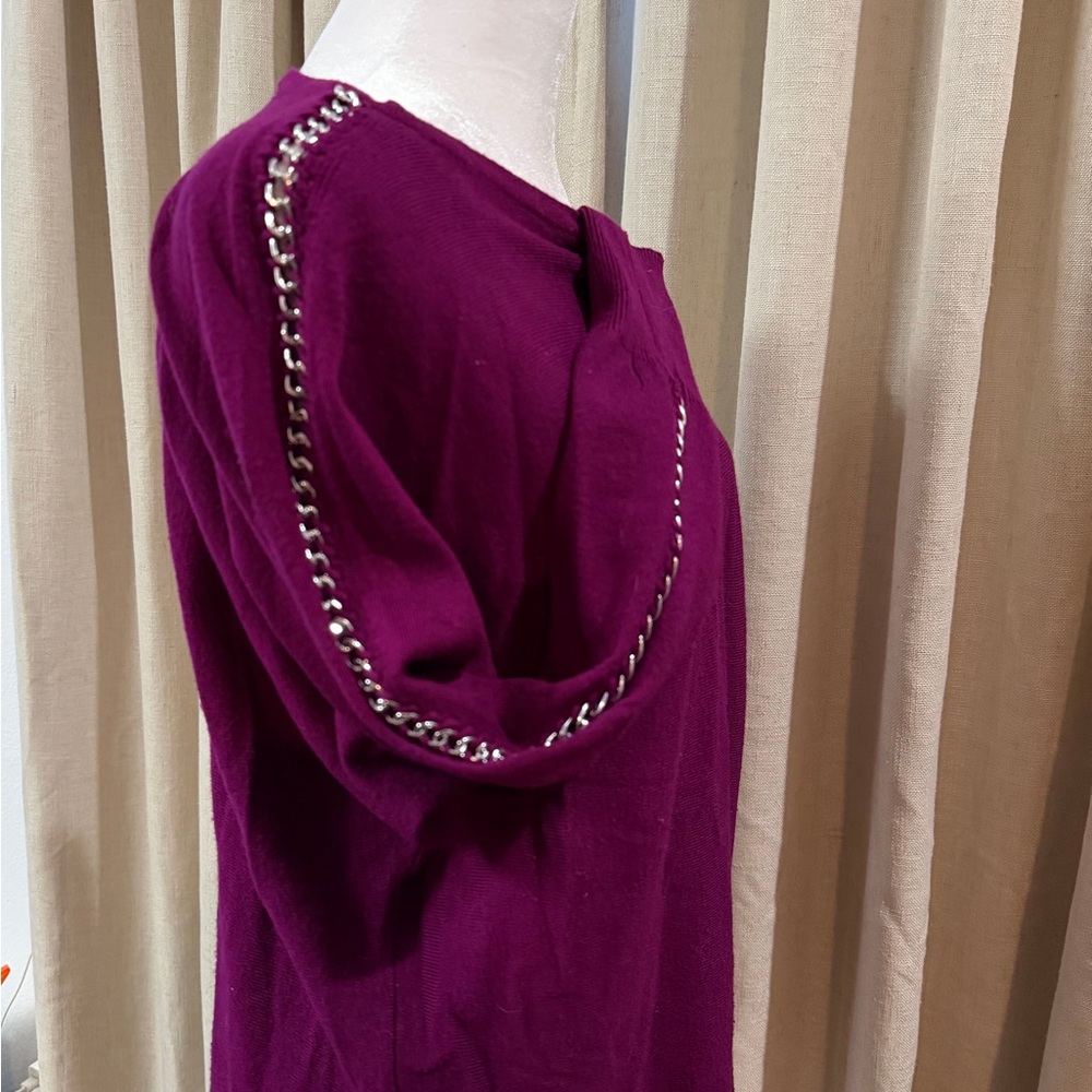 Carolyn Taylor Women's Long Sleeve Top in Deep Magenta